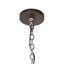 Luminaire suspendu carré 10 lumières