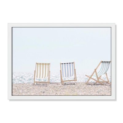 Adriatica "Beach Chairs" Print by Leah Straatsma