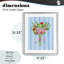 «Blue Bouquet & Bow», reproduction sous verre, conception de Nina Jacobs-11907440-11907443