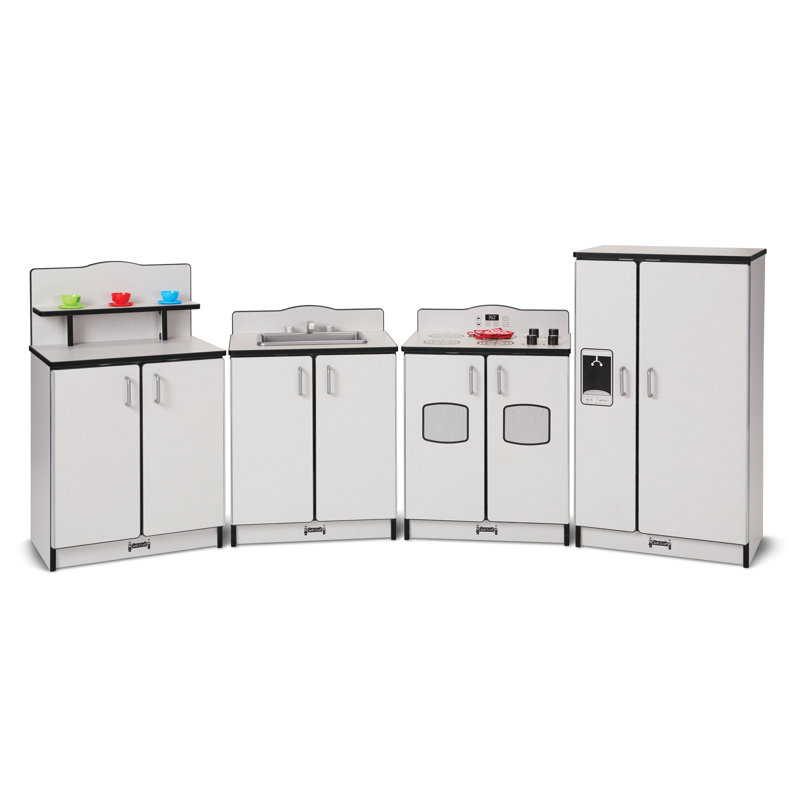 Rainbow Accents® Culinary Creations Kitchen, Gray/Black