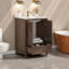 Meuble-lavabo autoportant 24 po avec lavabo et tiroir de rangement à un trou inclus-850731376