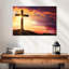 Coucher de soleil avec croix Adella-107694769