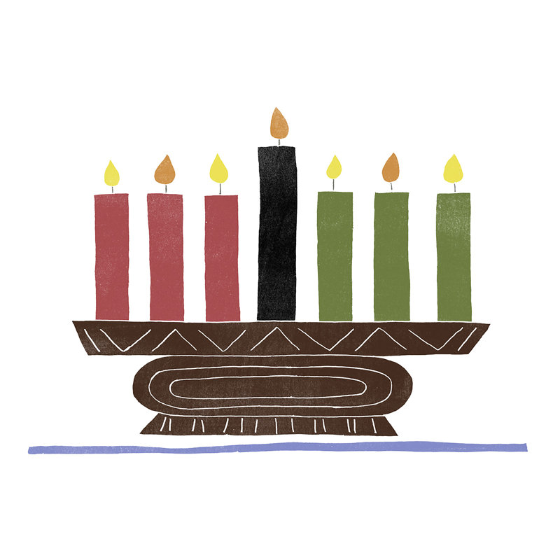 Célébration Kwanzaa IV, H 8 po x l 12 po