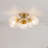 Pritee Glass Semi Flush Mount-505400710