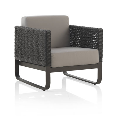 Holmberg Wicker Outdoor Lounge Chair