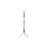 Coat Rack, Hall Tree, Free Standing, Hanging Bar, 6 Hooks, Entryway, 68"H, Bedroom, Grey Metal, Contemporary, Modern-353028842