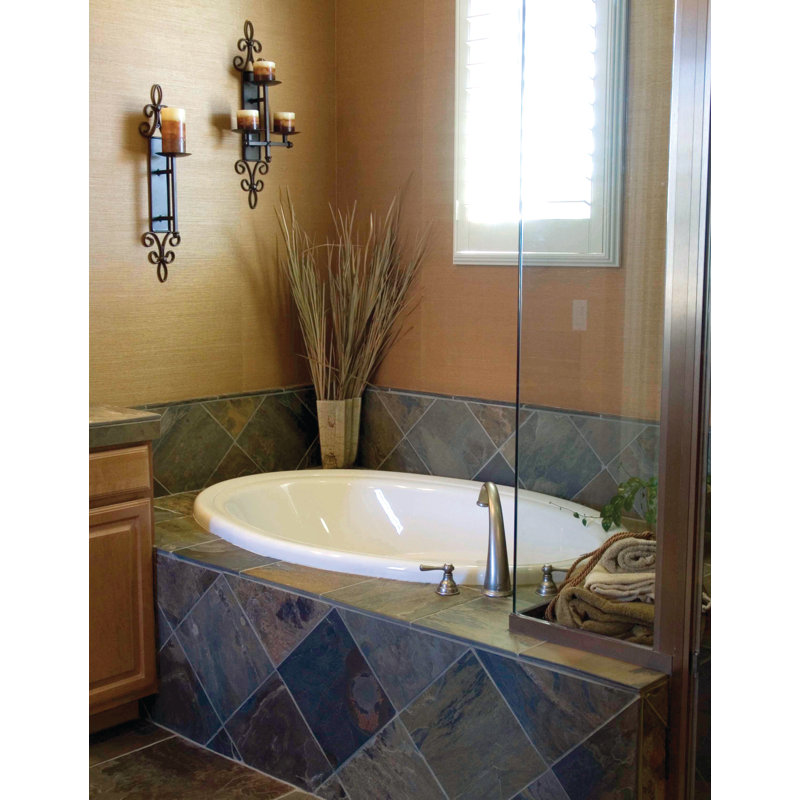 Builder Oval 66'' x 42'' Air Acrylic Bathtub, White