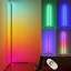 Tooborac 140cm RGB LED Corner Floor Lamp with Remote Control