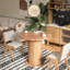 Table de salle à manger ronde, table de cuisine de ferme pour le salon de la cuisine-2077681744