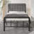 12 Inch Bed Frame with Upholstered Headboard and Metal Footboard-1636729541-1636729540