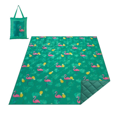 Waterproof Sandproof Beach Machine Washable Portable Picnic Blanket Service for 4