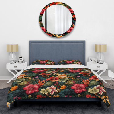 Ensemble de housse de couette Tropical Paradise Botanical Paradise I