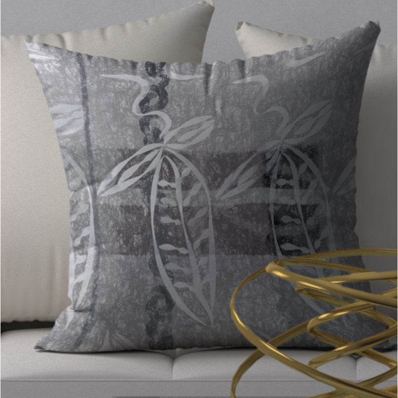 Abstract Reversible Throw Pillow, 20" x 20"