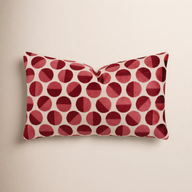 Boutique Pixie Decorative Pillow, Scarlet, Rectangle 13"H x 22"W