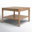 Ardentown Transitional Two-Tiered Square Coffee Table-2146827816