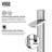 Gotham 12" H Single Handle Vessel Sink Bathroom Faucet-50158206
