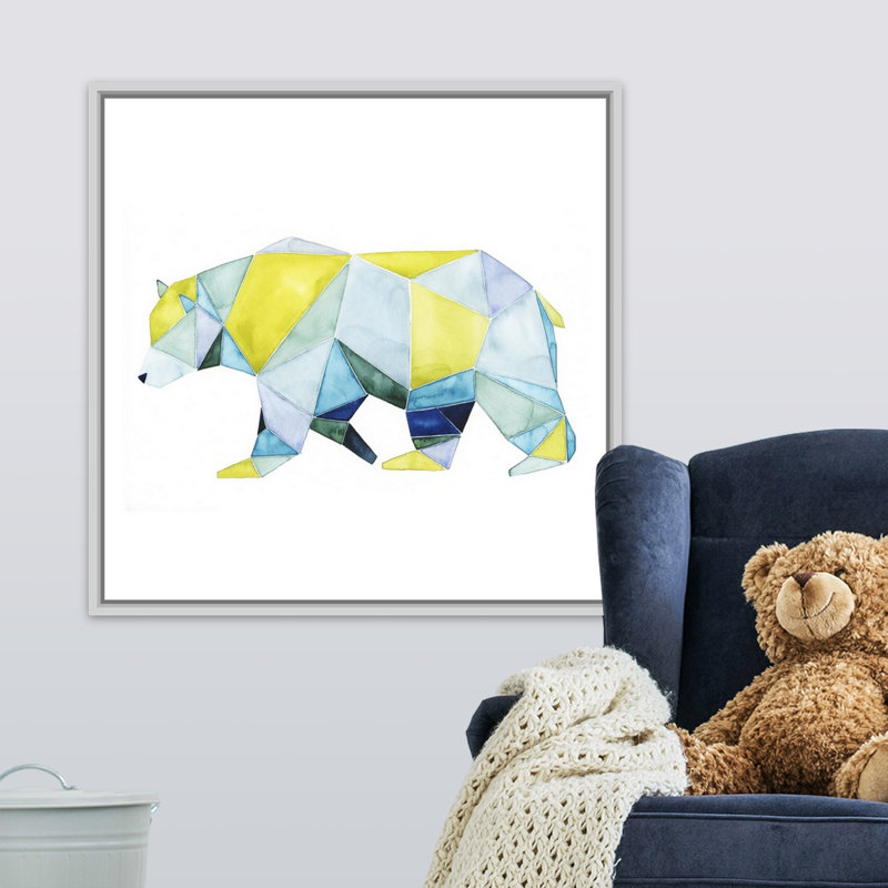 Art sur toile Polla, Cadre flottant blanc, H 30 po x l 30 po x P 1,75 po