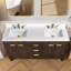 comptoir en pierre blanc pour salle de bain-123303625