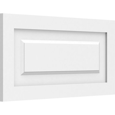 Panneau mural Harrison 3D en blanc