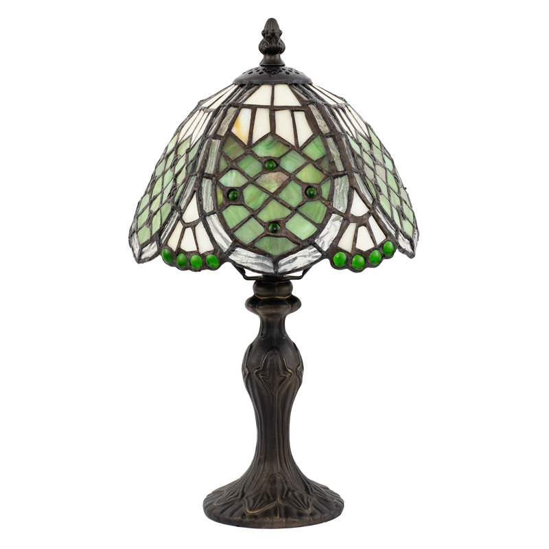 Metal Table Lamp, Green