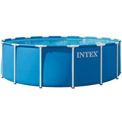 Ensemble de piscine en métal: 15 pi x 48 po