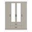 ALLINGTON 4 Door 2 Drawer Wardrobe With Mirror-113360811