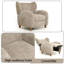 Fauteuil inclinable inclinable réglable, fauteuil d'appoint en tissu doux pour la réception dans le hall, la chambre à coucher et le bureau à domicile-1225570667