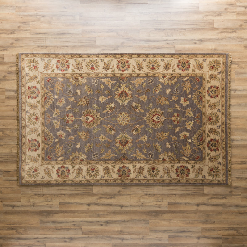 Akeia Wool Oriental Indoor Rug, Rectangle 2' x 3'