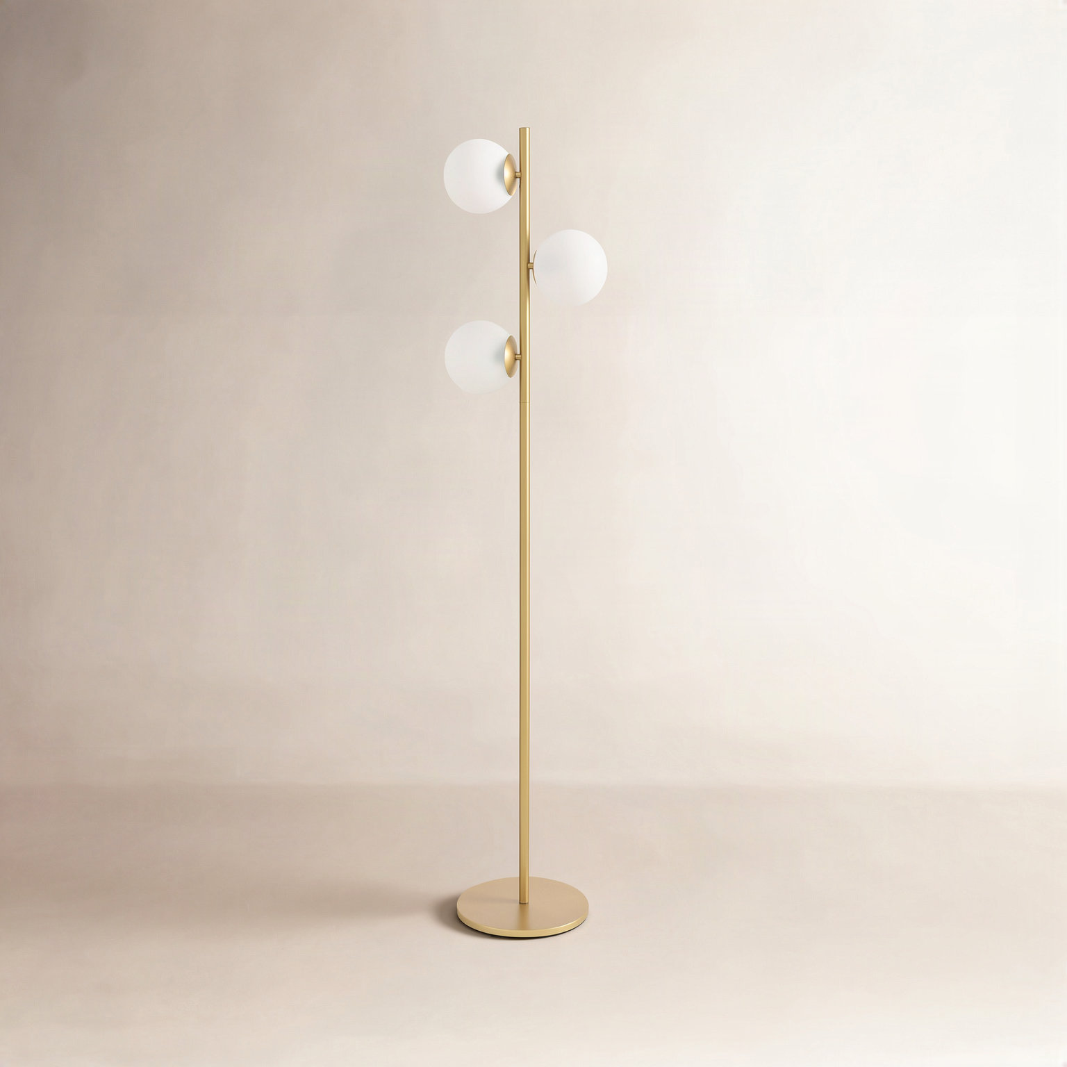 Dianna 64'' Floor Lamp, Gold