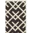 Fung Hand Woven Flat Weave Wool/Cotton Geometric Rug in Brown/Ivory-1816457267