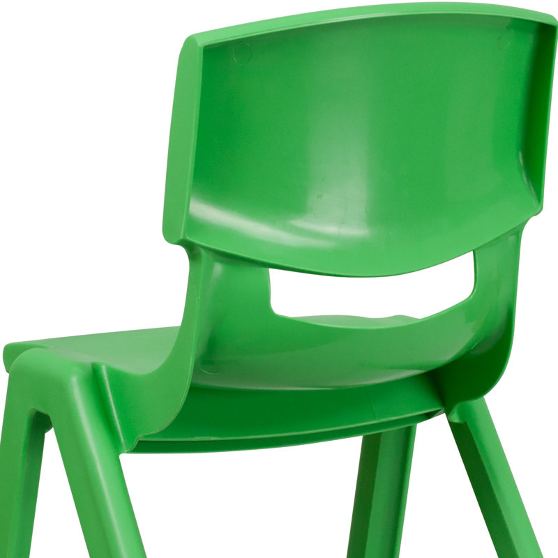 Chaise d'école Goddard , Vert, 15.5'', 5
