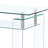 Rectangle Clear Glass Coffee Table