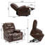 Fauteuil inclinable électrique surdimensionné de 38,2 po de largeur avec système de chauffage et de massage -2107734228
