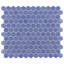 Tribeca 1" Hex Glossy 10-1/4 " x 11-7/8 " Porcelain Mosaic Floor and Wall Tile-60810398