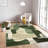 Modern Abstract Area Rugs Living Room Rug, Machine Washable Non Slip Rug for Bedroom, Low Pile Contemporary Floor Carpet for Dining Room Home Office, Foldable Thin Mat-1892432757