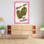 Olive, art mural contemporain fantaisiste et romantique-1049626700