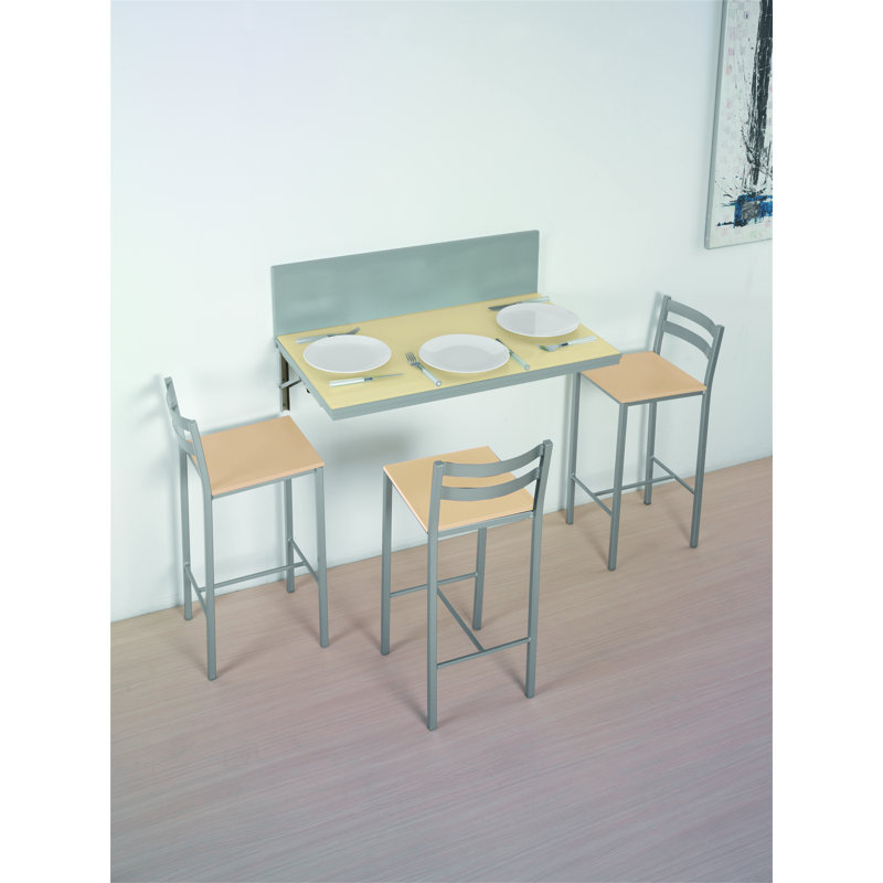 Enderson Rectangular 90Cm L x 50Cm W Dining Table, Beige