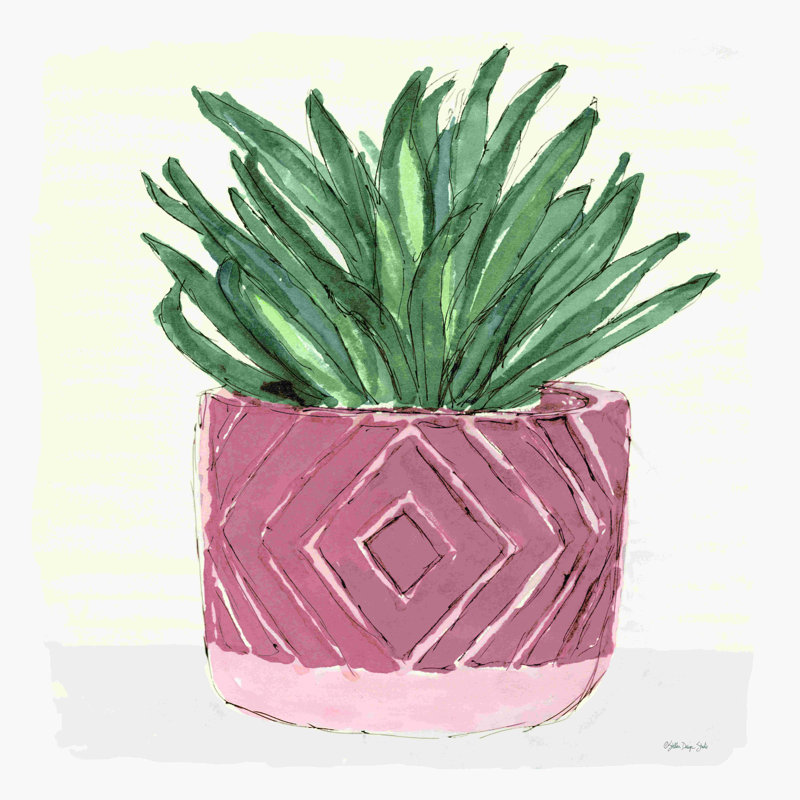 " Agave 2 ", 36" H x 36" W