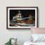 Nigh time in Madrid Spain in Abstract - Picture Frame Graphic Art Print-55724782-55724783