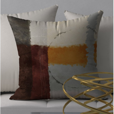 Abstract Throw Pillow