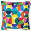 icon Circle Geometric Print Indoor-Outdoor Cushion, Multicolour