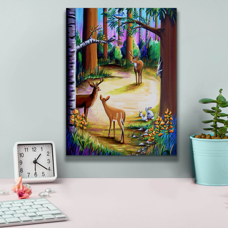 «Bambi 12» par Cindy Thornton, H 16 po x l 12 po x P 0,75 po