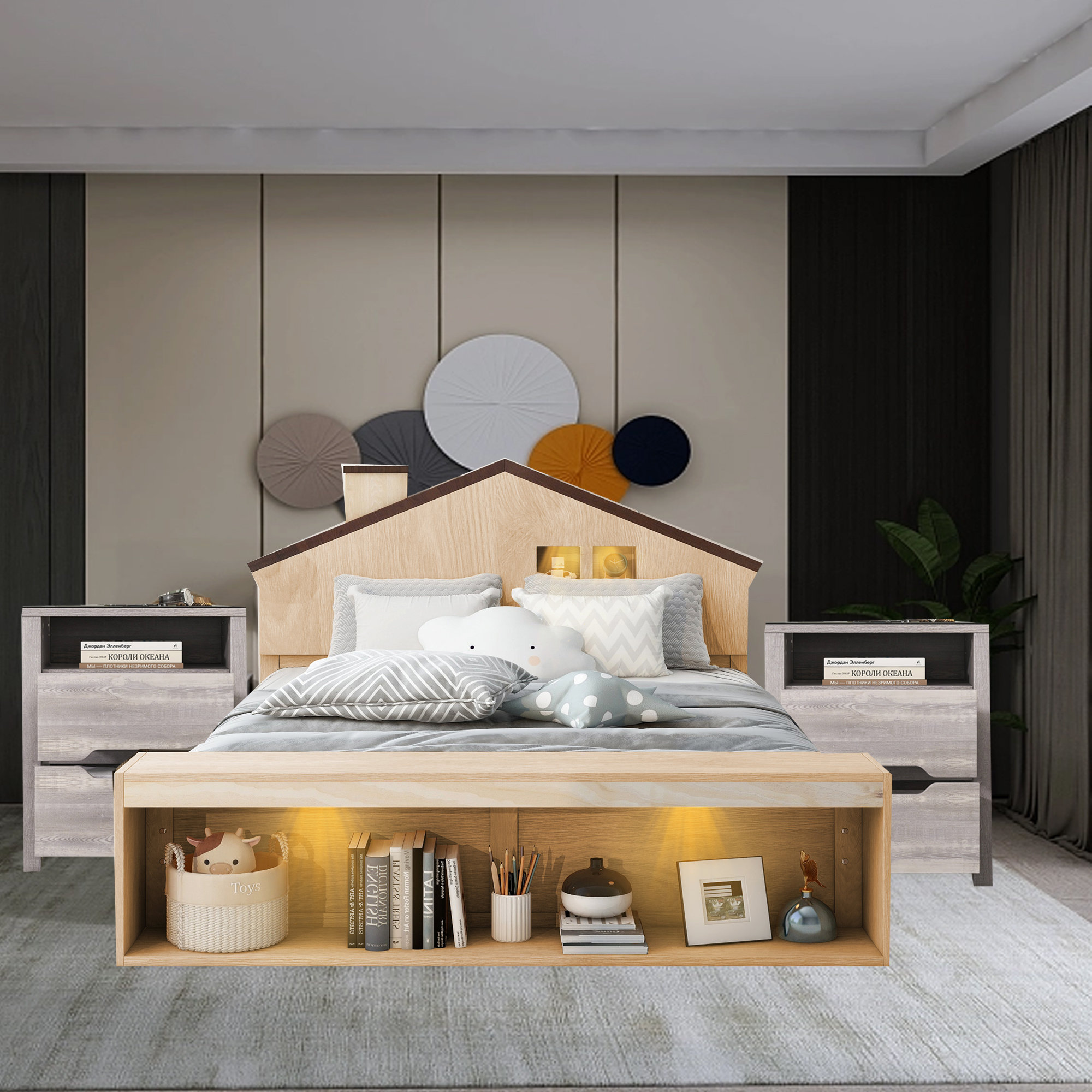 Wrought Studio Dorsha Queen Platform 2 Piece Bedroom Set - Wayfair Canada