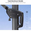 10' Square Large Cantilever Navy Umbrella with Base and 60-degree Rotation-67120625