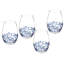 Spode Blue Italian Stemless Glasses 19 Oz