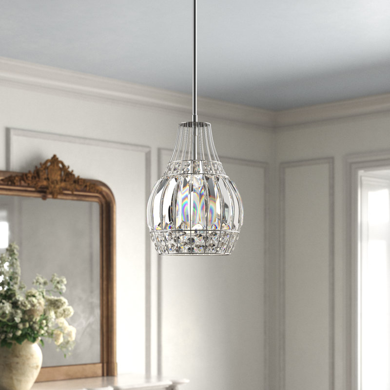 Harrisonburg 1 - Light Chrome Single Pendant