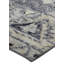Tapis abstrait en laine noué à la main bleu / brun clair / gris Sabria-889293167