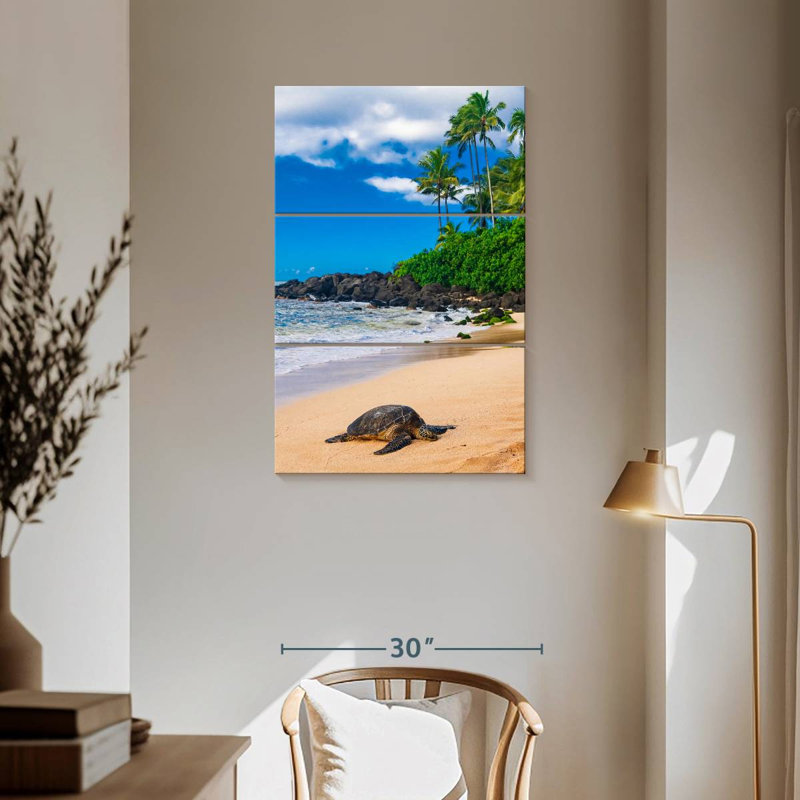 Tortue de mer Brampt Honu, H 57 po x l 36 po