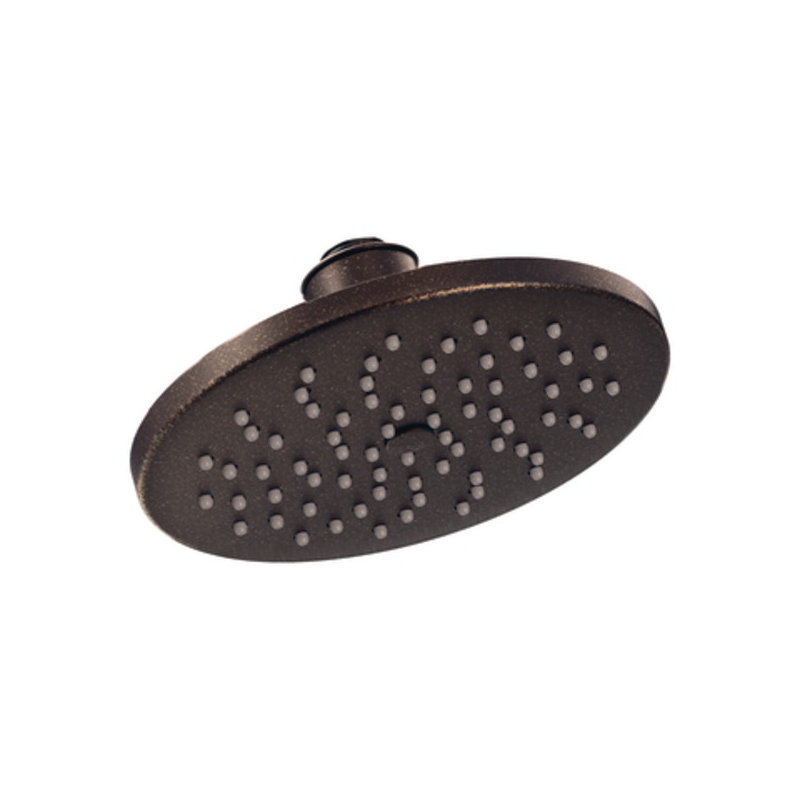 Pomme de douche à jet double 2,5 GPM à fonction unique avec immersion, Bronze huilé