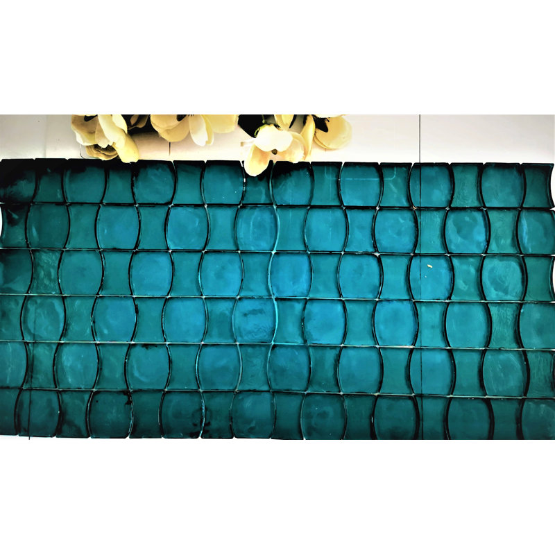 SAMPLE - Frosted Elegance Matte Beveled Glass Subway Tile